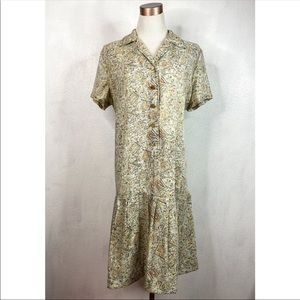 Vintage Novelty Alphabet House Dress